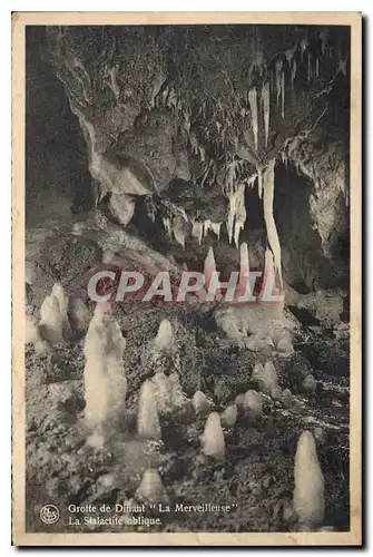 Ansichtskarte AK Grotte de Dinant La Merveilleuse Le Stalactite oblique