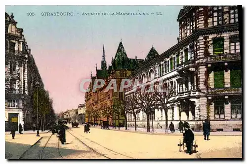 Cartes postales Strasbourg Avenue de la Marseillaise