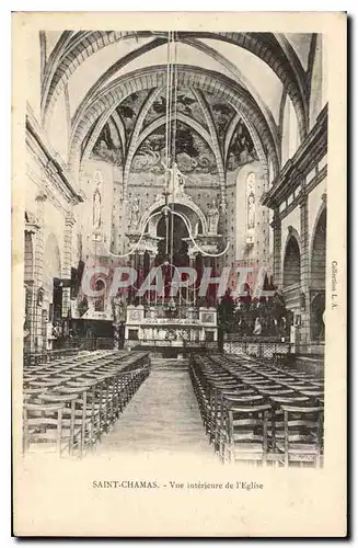 Cartes postales Saint Chamas Vue Interieure de l'Eglise