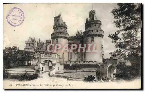 Ansichtskarte AK Pierrefonds Le Chateau cote Sud