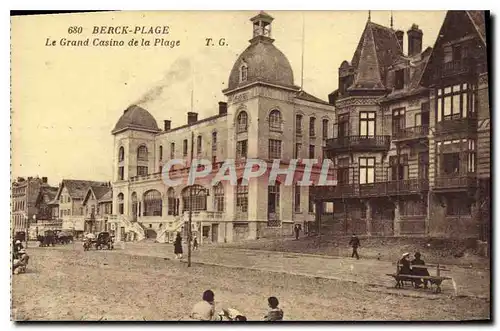 Ansichtskarte AK Berck Plage Le Grand Casino de la Plage