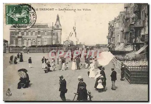 Cartes postales Le Treport Le Casino et les Villas