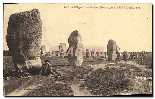 Cartes postales Alignements du Menec a Carnac