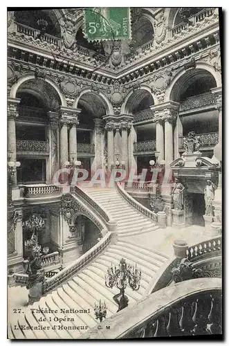 Cartes postales Theatre National de l'Opera l'Escalier d'Honneur