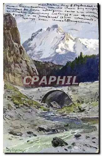 Cartes postales Fantaisie Montagnes