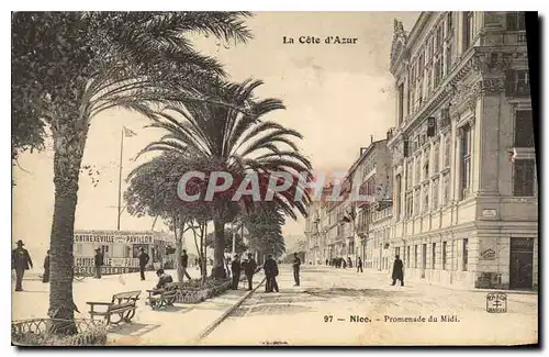 Cartes postales Nice Promenade du Midi