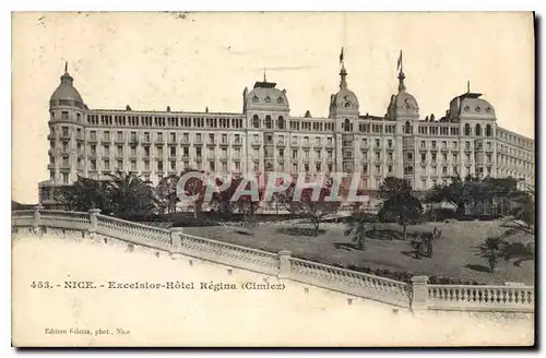 Cartes postales Nice Excelsior Hotel Regina Cimiez