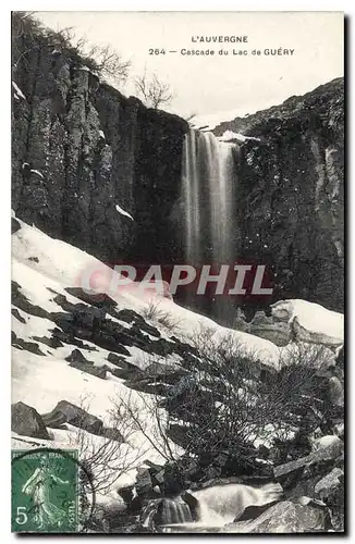 Ansichtskarte AK l'Auvergne Cascade du Lac de Guery