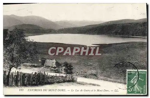 Cartes postales Environs du Mont Dore Le Lac de Guery et le Mont Dore