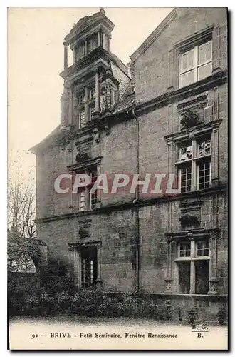 Ansichtskarte AK Brive Petit Seminaire Fenetre Renaissance