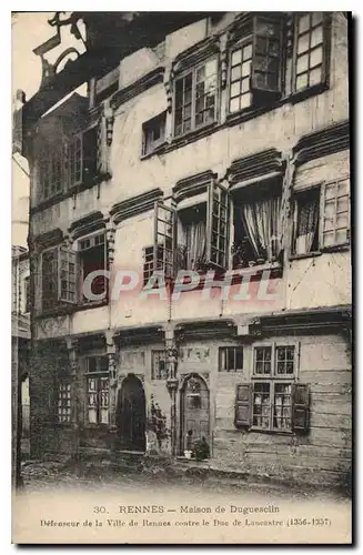 Cartes postales Rennes Maison de Dugueslin