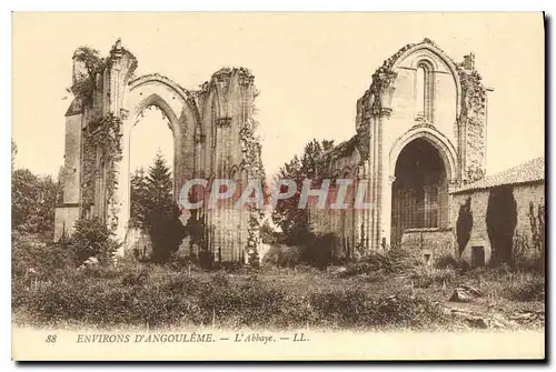 Cartes postales Envurons d'Angouleme l'Abbaye