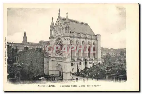 Cartes postales Angouleme Chapelle Notre Dame des Bezines