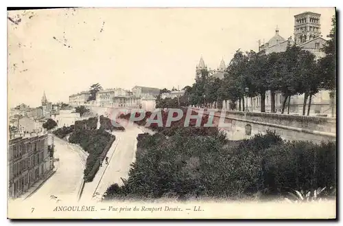 Cartes postales Angouleme Vue prise du Rempart Desais