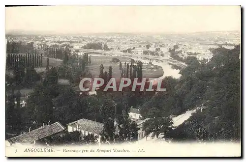 Ansichtskarte AK Angouleme Panorama pris du Rempart Beaulien