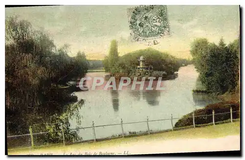 Cartes postales Paris Le Lac du Bois de Boulogne