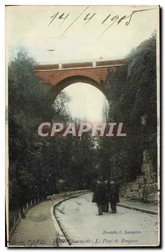 Cartes postales Paris Chaumont Le Pont de Brigues