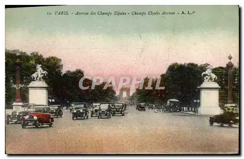 Cartes postales Paris Avenue des Champs Elysees