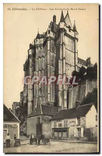 Cartes postales Chateaudun Le Chateau Les Contreforts Nord Ouest