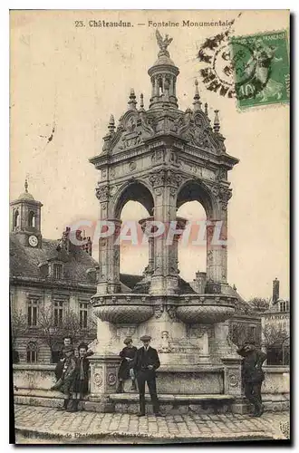 Ansichtskarte AK Chateaudun Fontaine Monumentale