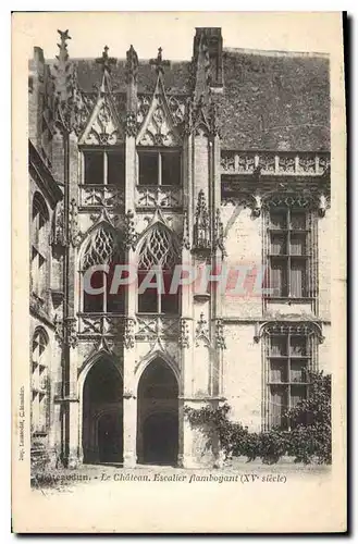 Ansichtskarte AK Chateaudun Le Chateau Escalier flamboyant