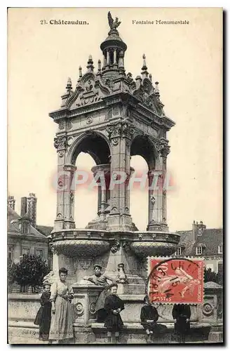 Ansichtskarte AK Chateaudun Fontaine Monumentale