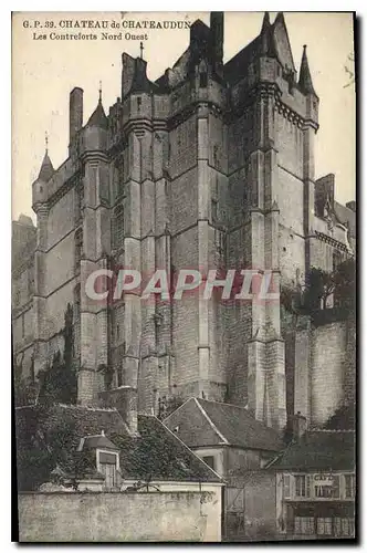 Cartes postales Chateau de Chateaudun Les Contreforts Nord Ouest