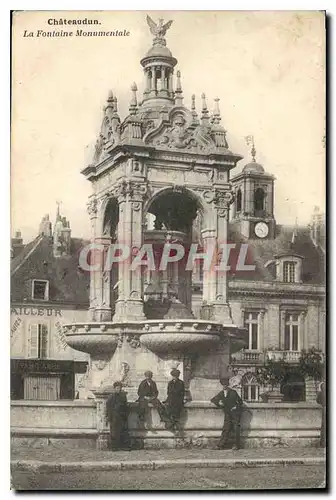 Ansichtskarte AK Chateaudun La Fontaine Monumentale