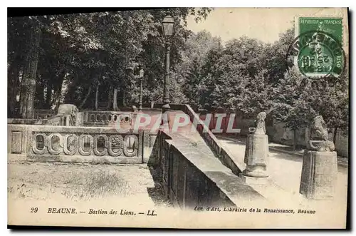 Ansichtskarte AK Beaune Bastion des Lions