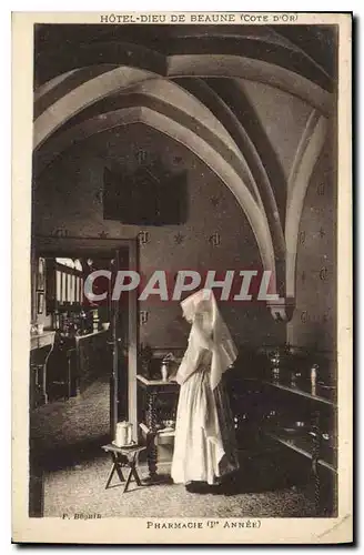 Cartes postales Hotel Dieu de Beaune Cote d'Or Pharmacie I Annee