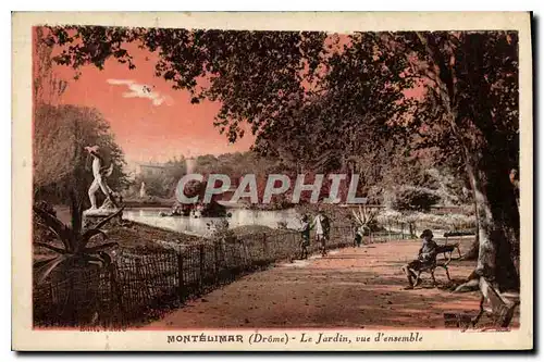 Cartes postales Montelimar Drome Le Jardin vue d'ensemble