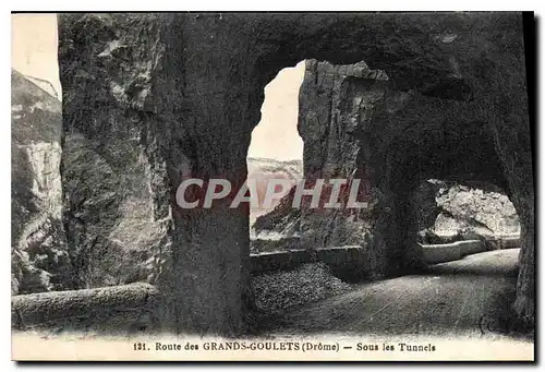 Cartes postales Route des Grands Goulets Drome Sous les Tunnels