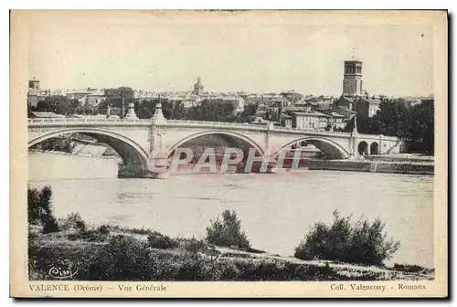 Cartes postales Valence Drome Vue generale