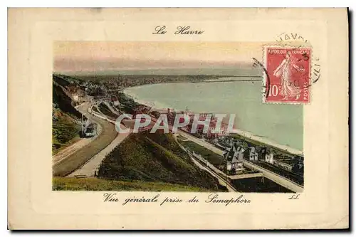 Cartes postales Le Havre Vue generale prise du emaphore