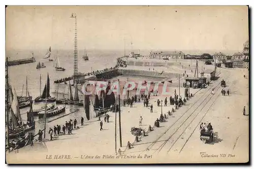 Cartes postales Le Havre L'Anse des Pilotes et l'Entree du Port