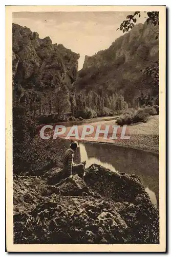 Cartes postales Gorges du Tarn Les Detroits vue de l'entree du Cirque des Beaumes Lozere