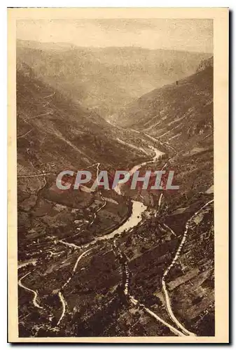 Ansichtskarte AK Les Gorges du Tarn Les Gorges vers de la Route du Point Sublime