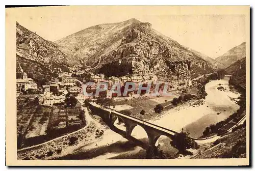 Cartes postales Les Gorges du Tarn La Malene Vue generale et les Gorges