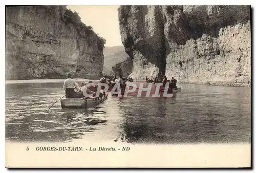 Ansichtskarte AK Gorges du Tarn Les Detroits