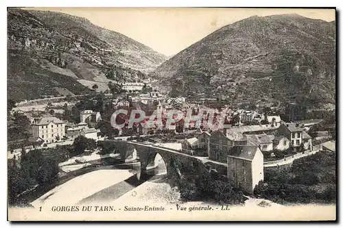 Ansichtskarte AK Gorges du Tarn Sainte Enimie Vue generale