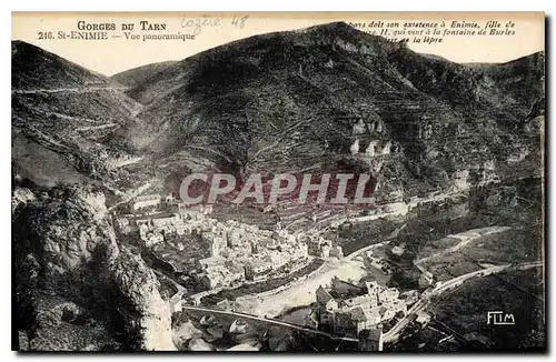 Ansichtskarte AK Gorges du Tarn St Enimie Vue panoramique