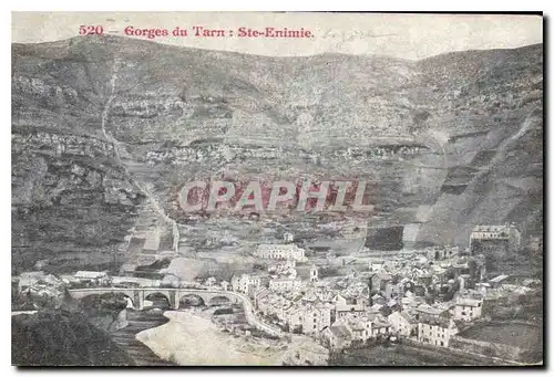 Cartes postales Gorges du Tarn Ste Enimie