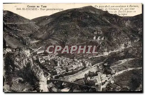 Cartes postales Gorges du Tarn St Enimie Vue Panoramique