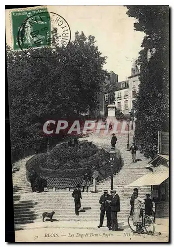 Cartes postales Blois Les Degres Denis Papin Velo Cycle