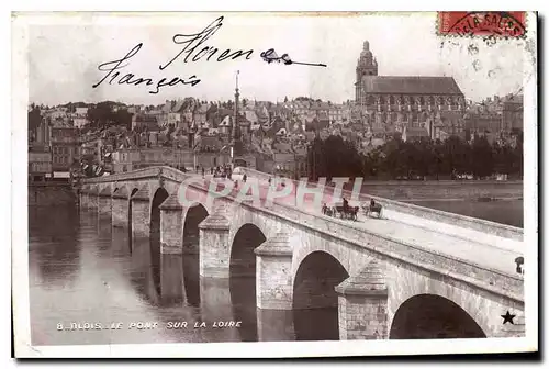 Ansichtskarte AK Blois Le Pont sur la Loire