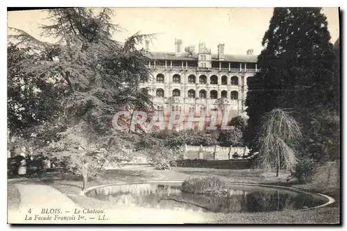 Ansichtskarte AK Blois Le Chateau La Facade Francois I