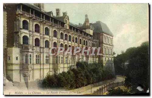 Ansichtskarte AK Blois Le Chateau La Facade Francois I