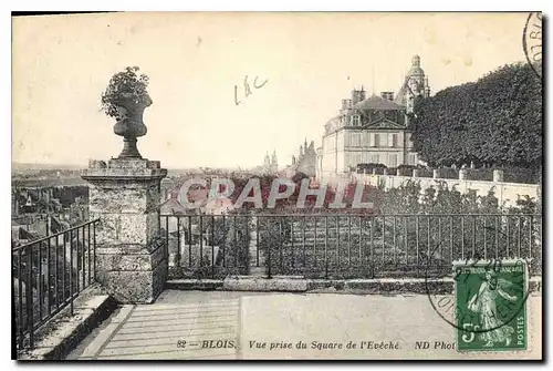 Cartes postales Blois Vue prise du Square de l'Eveche