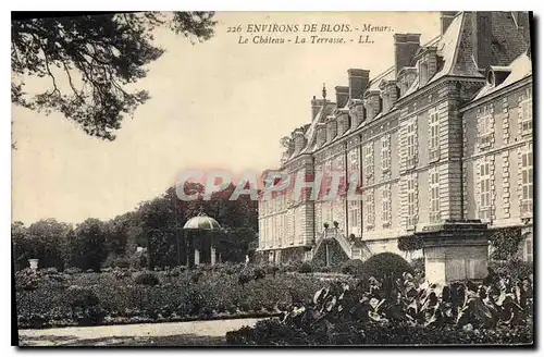 Ansichtskarte AK Environs de Blois Menars le Chateau la Terrasse