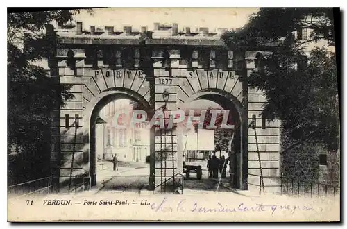 Ansichtskarte AK Verdun Porte Saint Paul